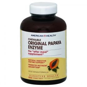American Health Papaya Enzyme Original (1X600 Tab)