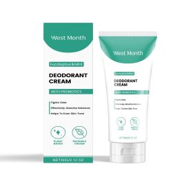 West&Month Care Cream Cleanses Armpit Odor Perspiration Long-Lasting Light Fragrance Refreshing Care Cream