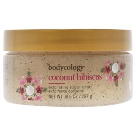 Coconut Hibiscus Exfoliating Sugar Scrub by Bodycology for Women - 10.5 oz Scrub